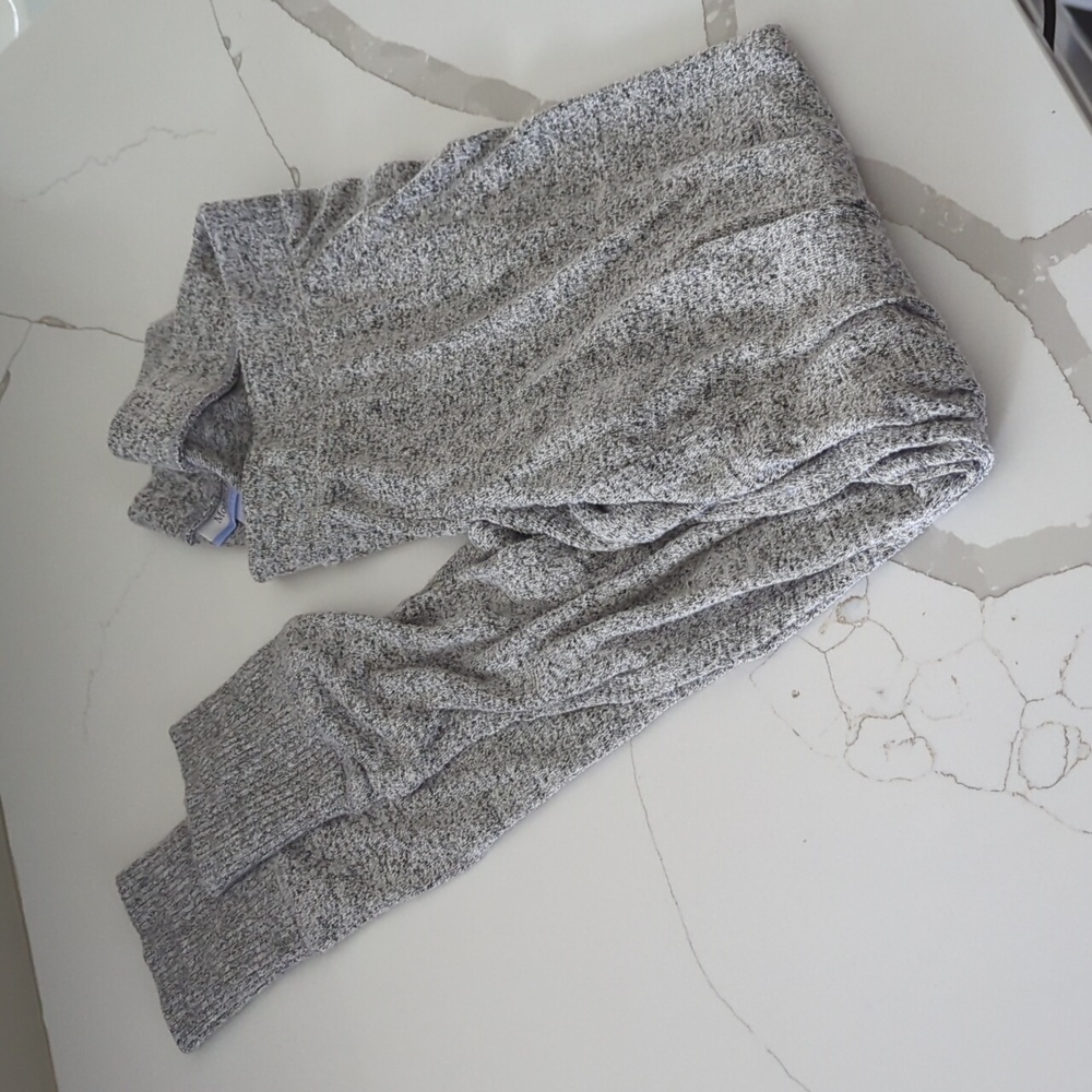 Heather gray maternity sleep pants